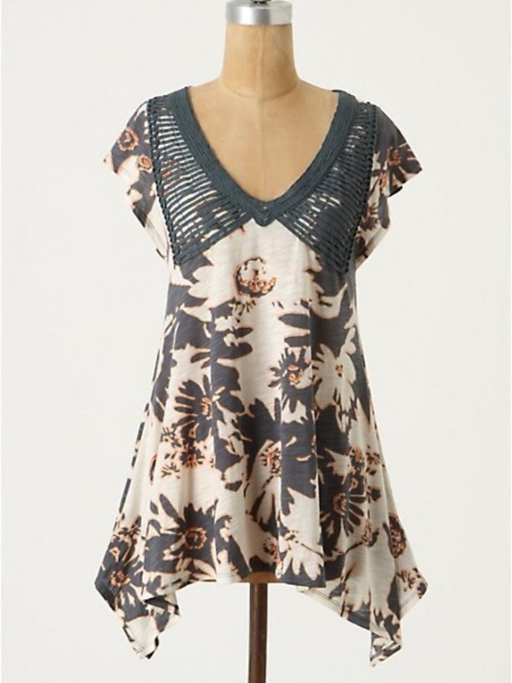 👚Anthropologie, Printed Top, S